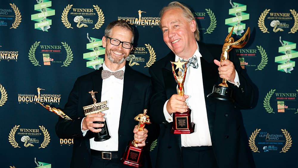 Marcus Mandal og Klaus Schiang-Franck fra Citizen Dane modtagewr utallige prestigefyldte internationale priser for deres film.